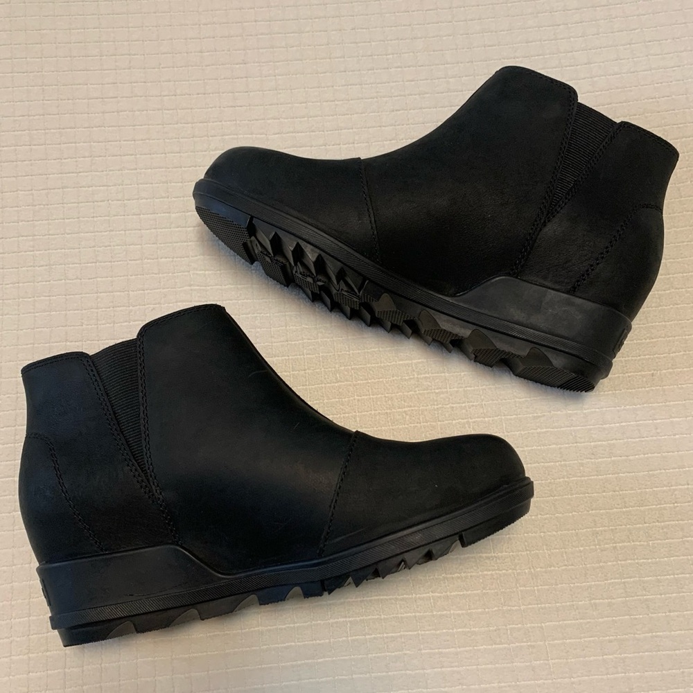 Sorel black leather ankle boots - Picture 3 of 16